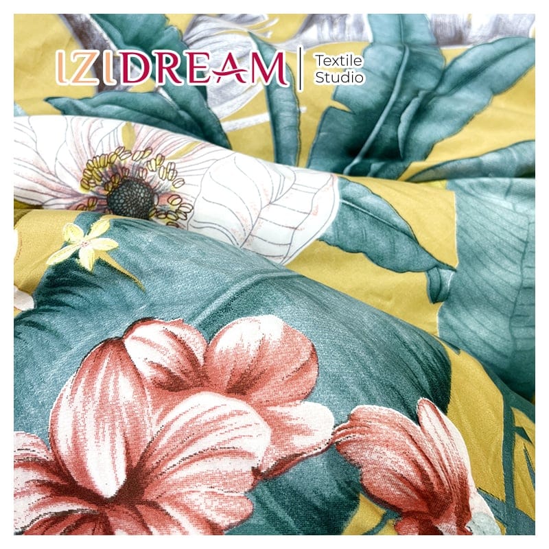 Двоен спален комплект от микросатен Савин