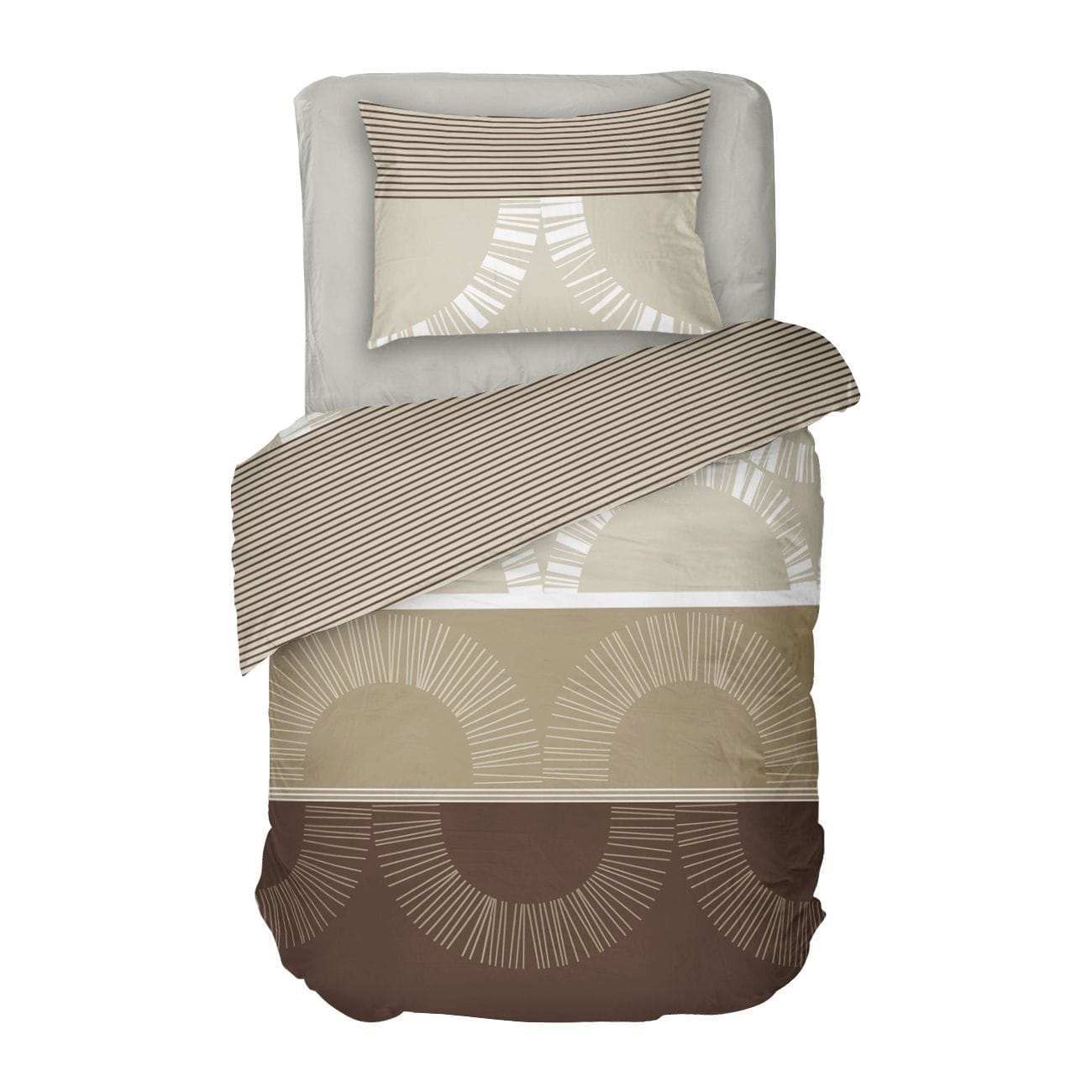 Спално Бельо МОКАЧИНО, 100% Памук Ранфорс, 3 части