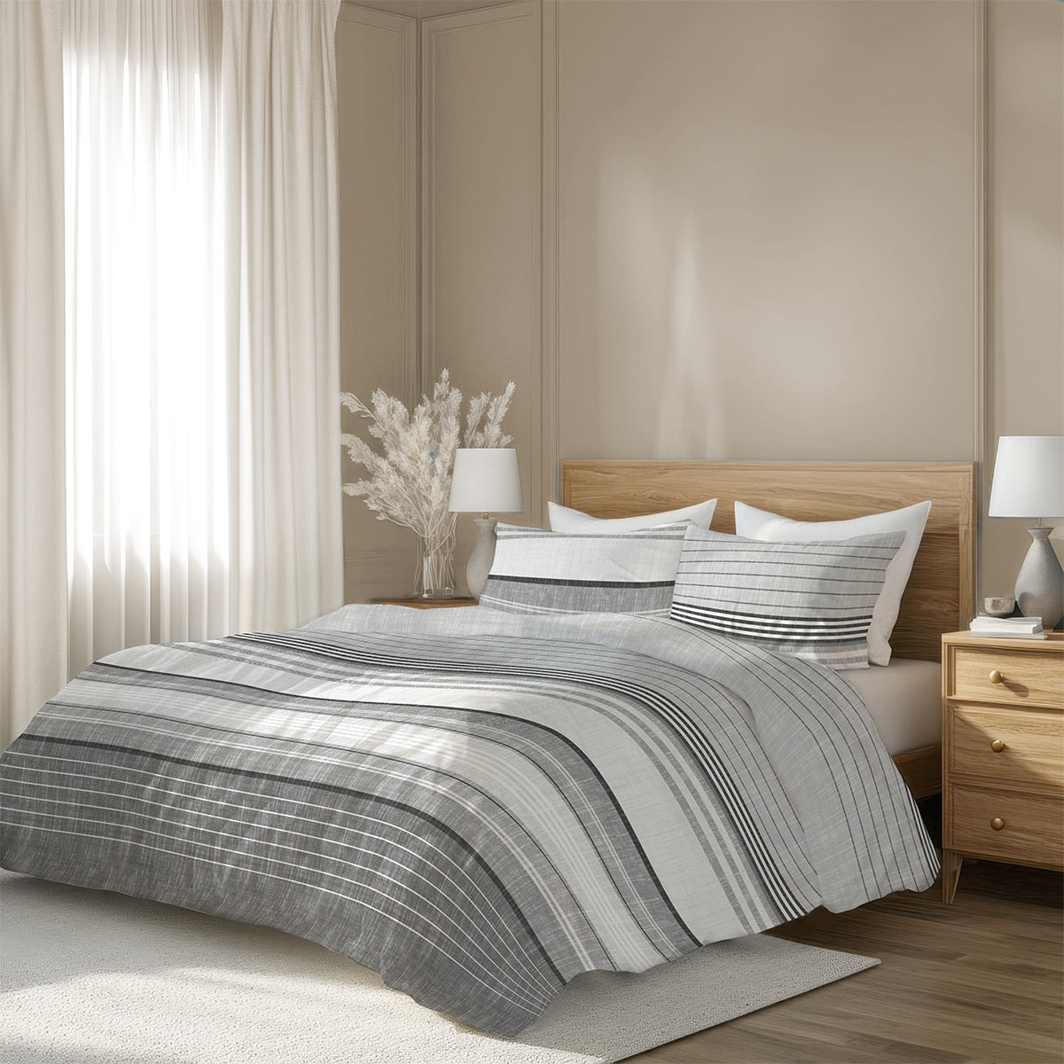 Спално бельо АТОС, 100% Памучен ранфорс, 4 части