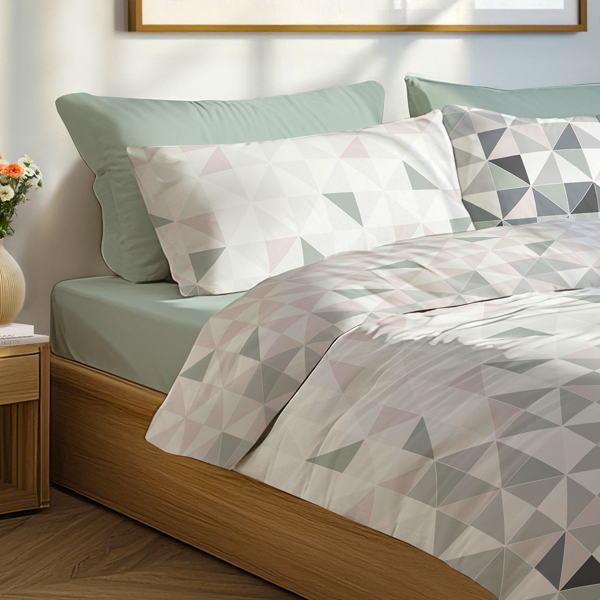 Спално бельо ТАЙЛЪР, 100% Памук Ранфорс, 3 части