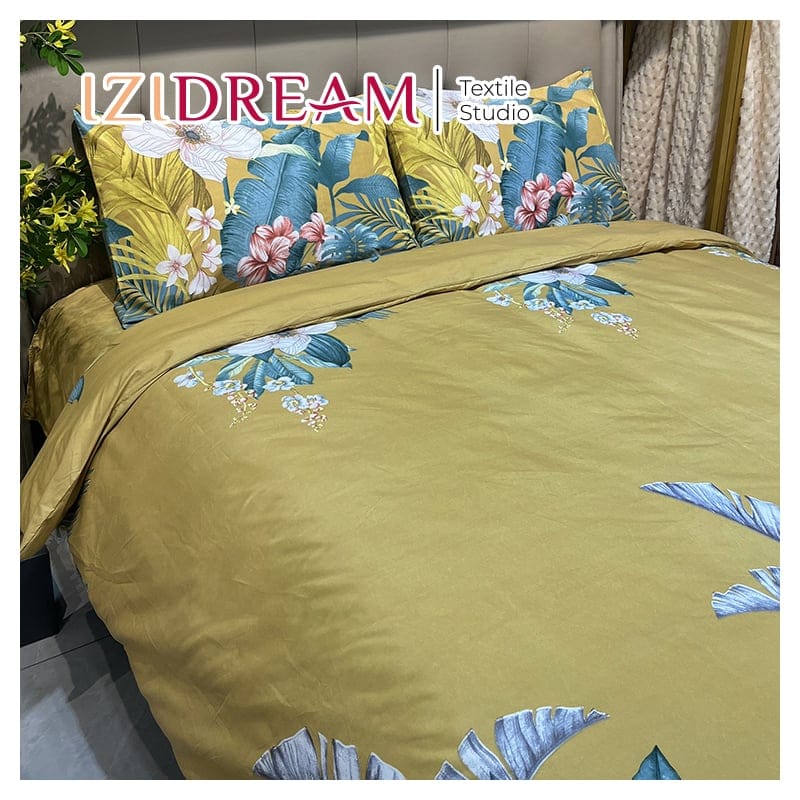 Двоен спален комплект от микросатен Савин