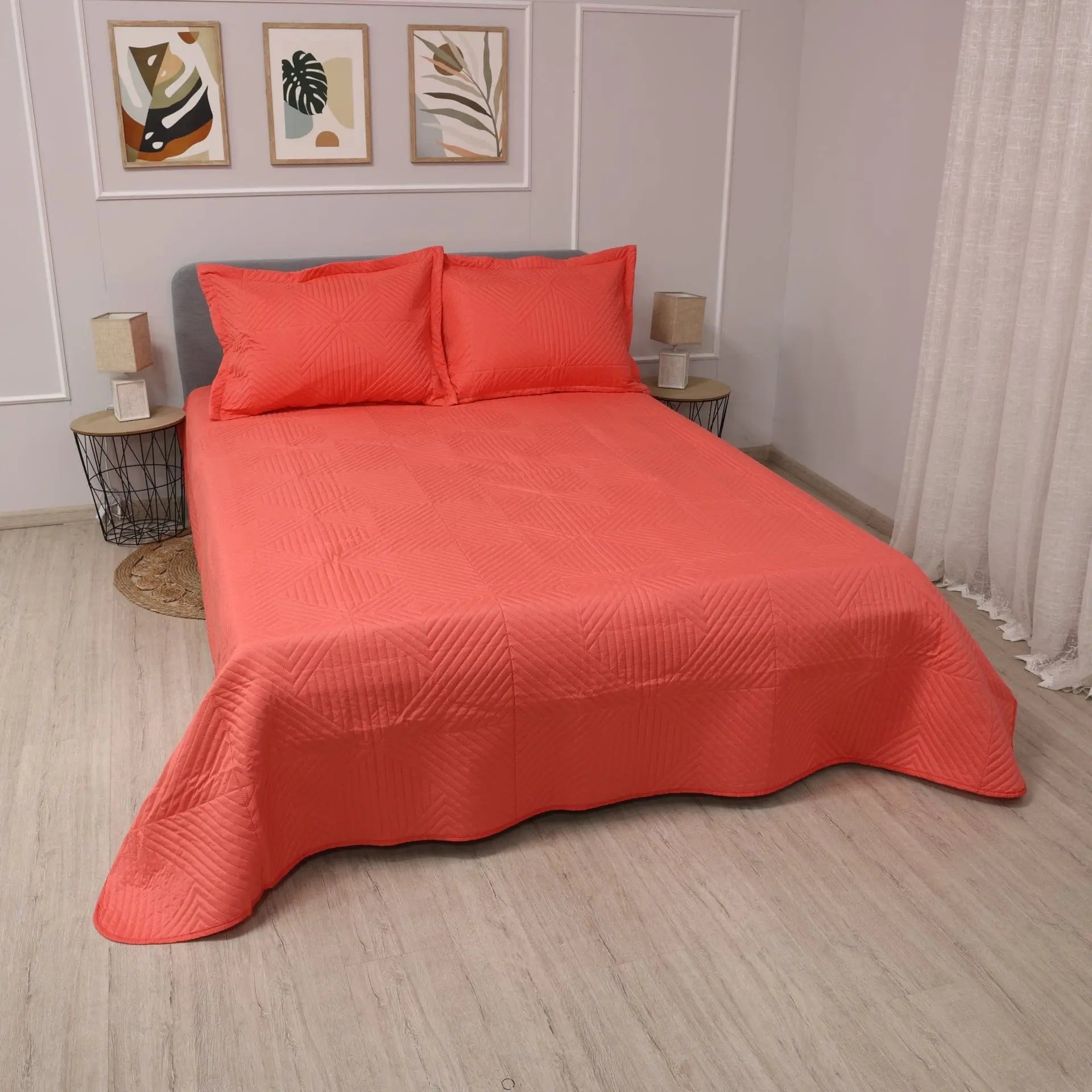 Шалте за единично легло или диван Куин Корал 160/220 см. Izidream