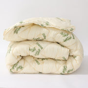 Лятна олекотена завивка за единично легло Бамбу Хербал 150/210 см.