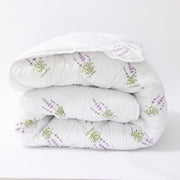 Лятна олекотена завивка за  единично легло Лавандула 150/210 см.