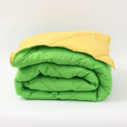 Лятна олекотена завивка за спалня Елинор Жълто/Зелено 200/210 см.