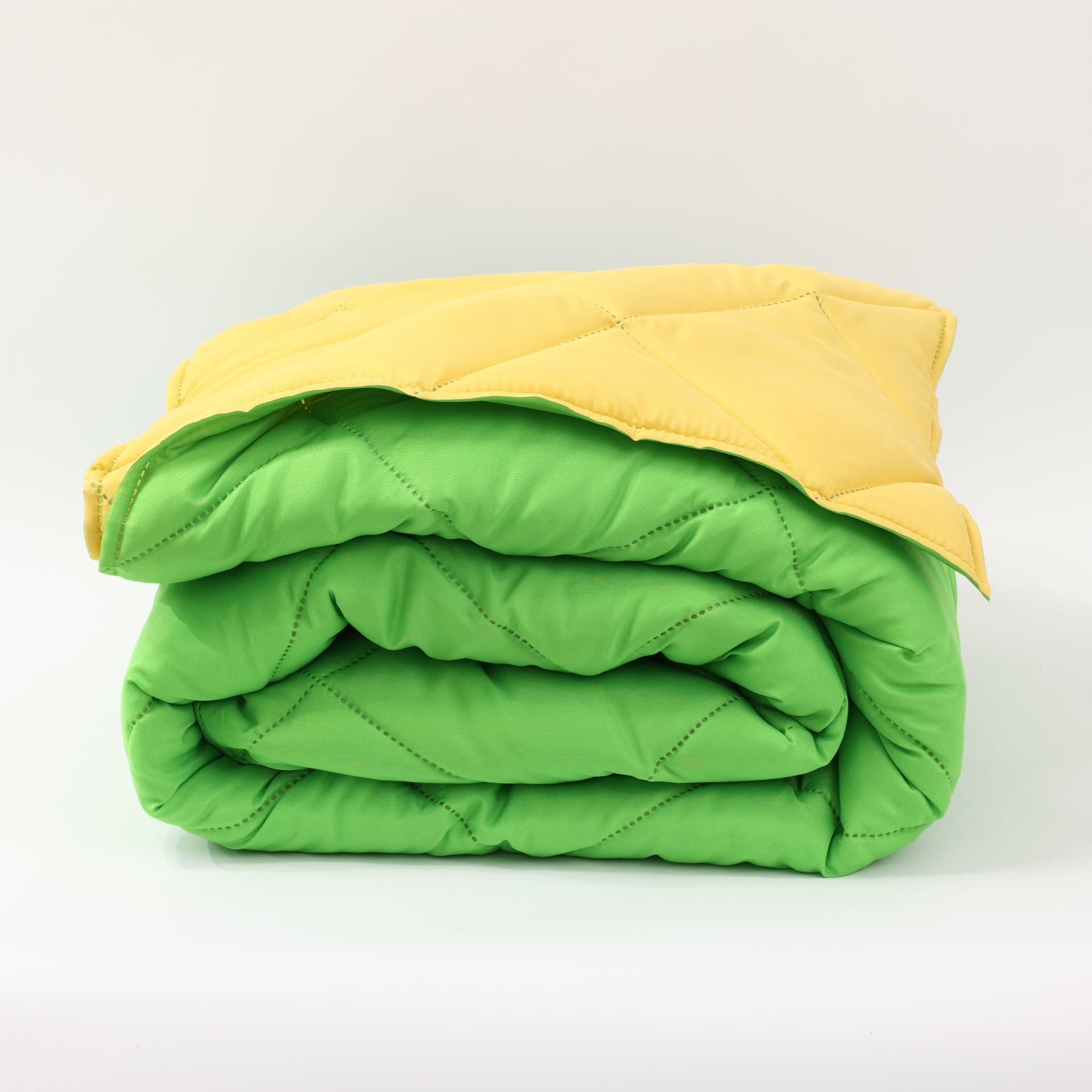 Лятна олекотена завивка за спалня Елинор Жълто/Зелено 200/210 см.