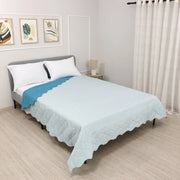 Двулицево шалте за спалня или диван Изи Синьо/Блу 200/220см. Izidream