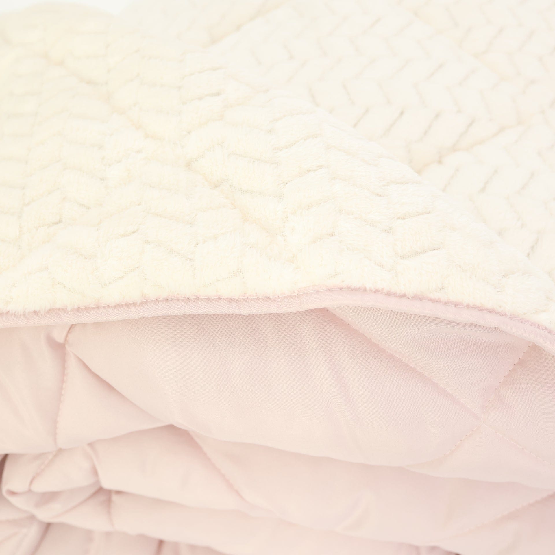 Олекотена завивка шерпа Коузи Бледо розова 200/210см