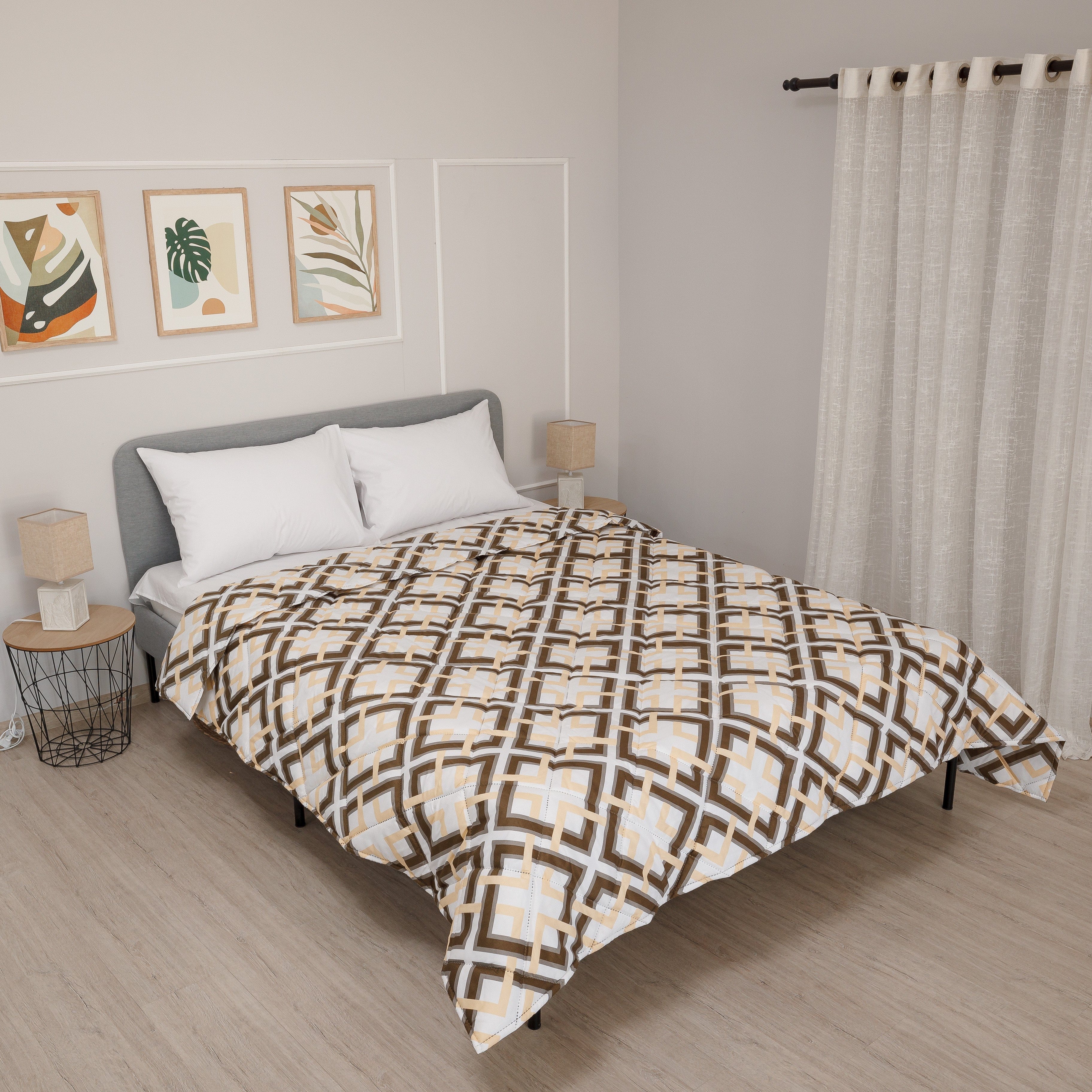 Зимна олекотена завивка за спалня Жасмин 200/210 см.