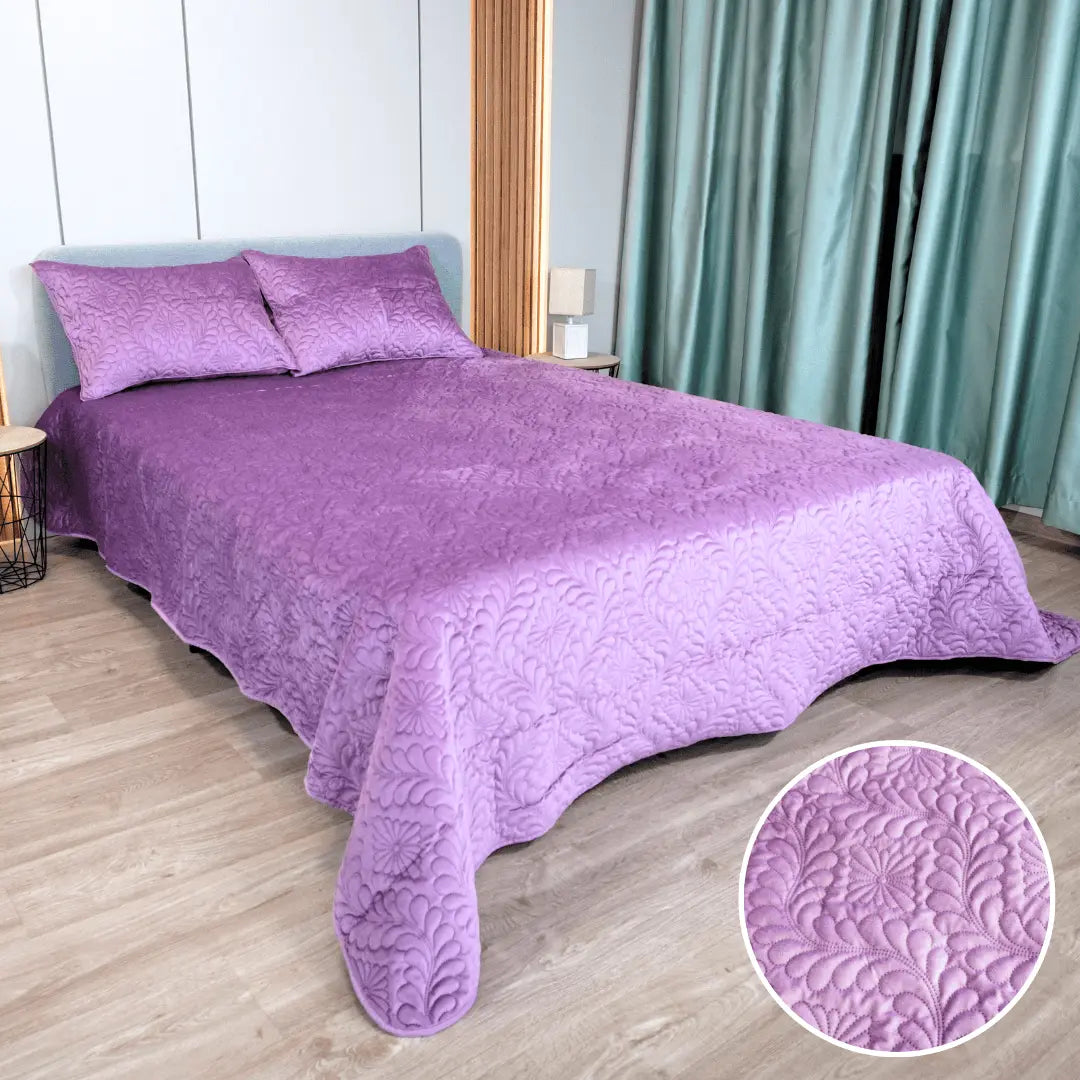 Шалте Велвет с 2бр. декоративни калъфки Лила Izidream