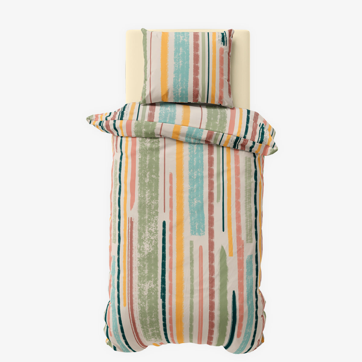 Спално бельо ХЕПИ, 100% Памук Ранфорс, 3 части