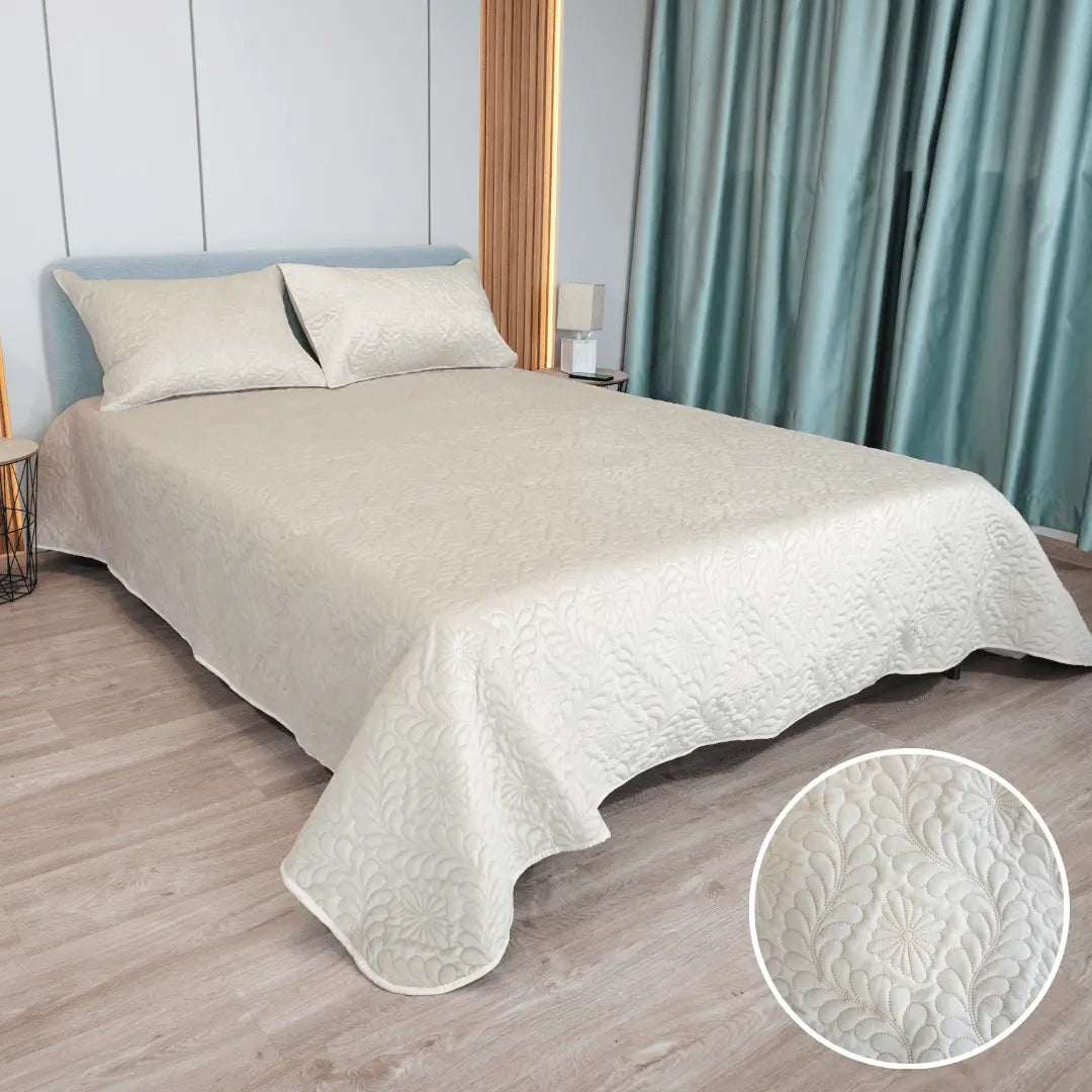 Шалте Велвет с 2бр. декоративни калъфки Екрю Izidream