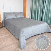 Шалте Велвет с 2бр. декоративни калъфки Сиво Izidream