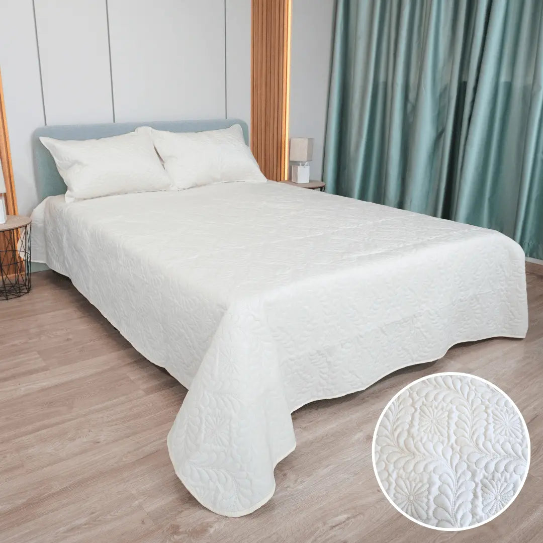 Шалте Велвет с 2бр. декоративни калъфки Слонова кост Izidream