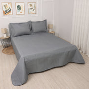 Шалте за единично легло или диван Куин Тъмно Сиво