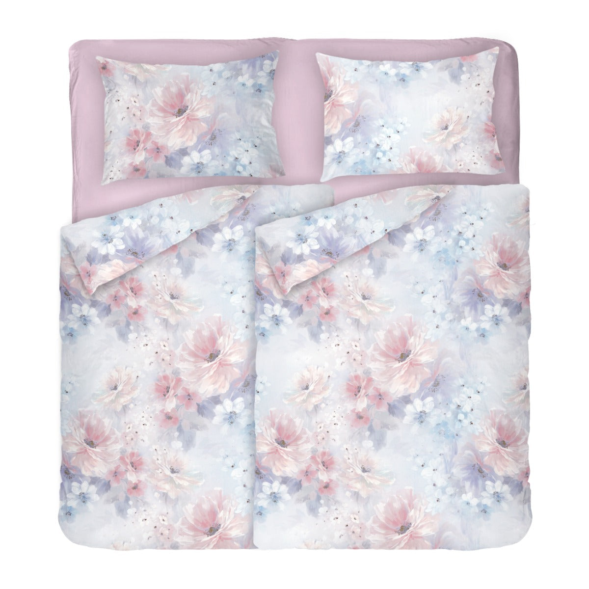 Пастелно Спално Бельо АНАБЕЛ, 100% Памук Ранфорс, 5 части