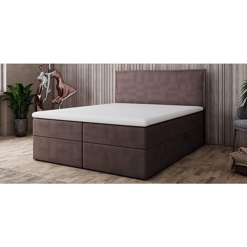 СПАЛНЯ БОКССПРИНГ БАЛИ - BROWN - MATTRO