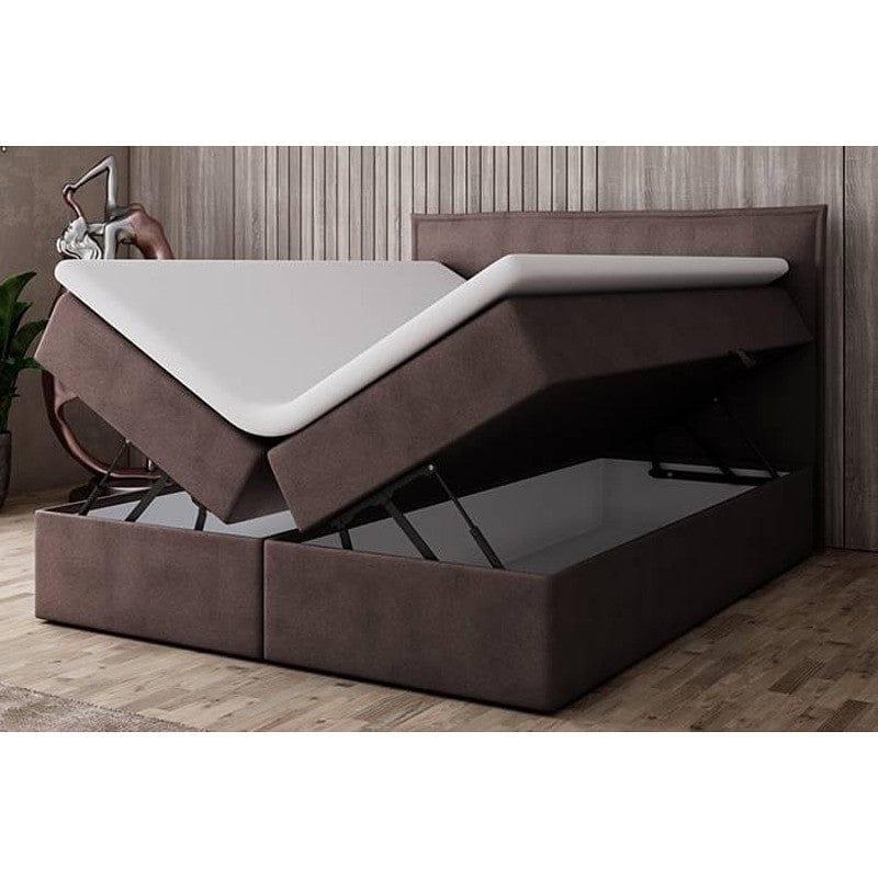 СПАЛНЯ БОКССПРИНГ БАЛИ - BROWN - MATTRO