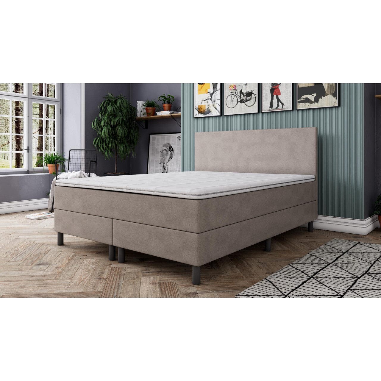 СПАЛНЯ БОКССПРИНГ РИВА SILVER - MATTRO