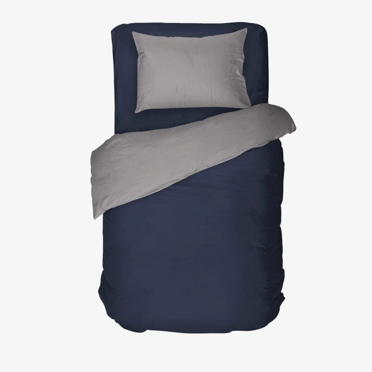 Двулицево спално бельо ДЕНИМ, 3 части, 100% Памук ранфорс