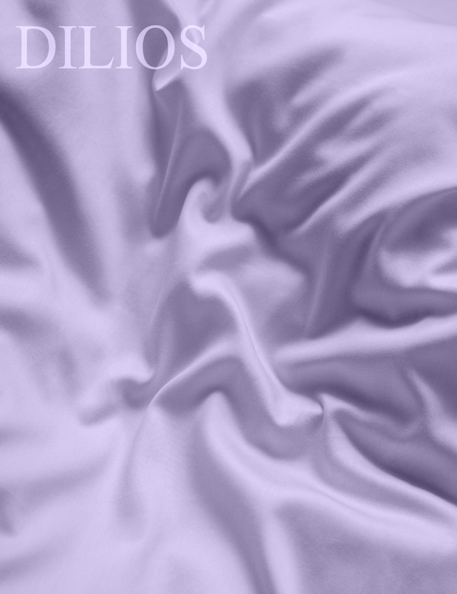 Чаршаф СВЕТЛО ЛИЛАВ 240/260 см, 100% Памучен Сатен