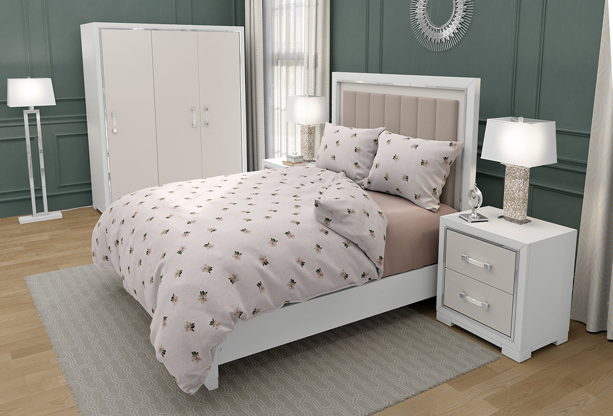 Памучно Спално Бельо ЛАУРА 2, 100% Памук, 4 части