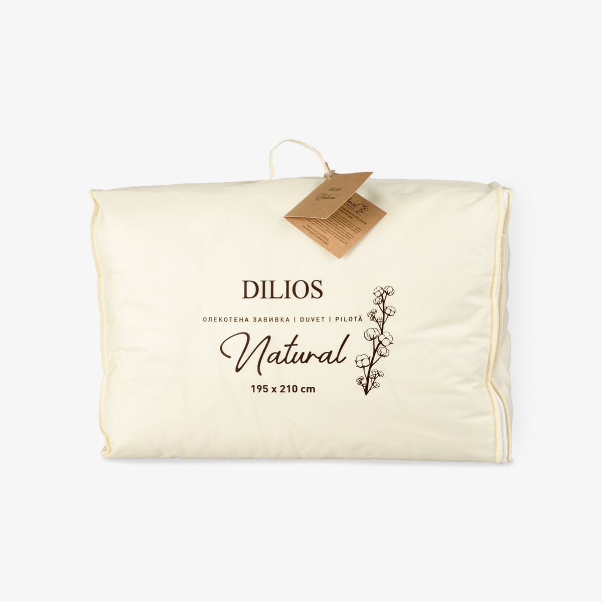 Олекотена лятна завивка НАТУРАЛ от 100% памук