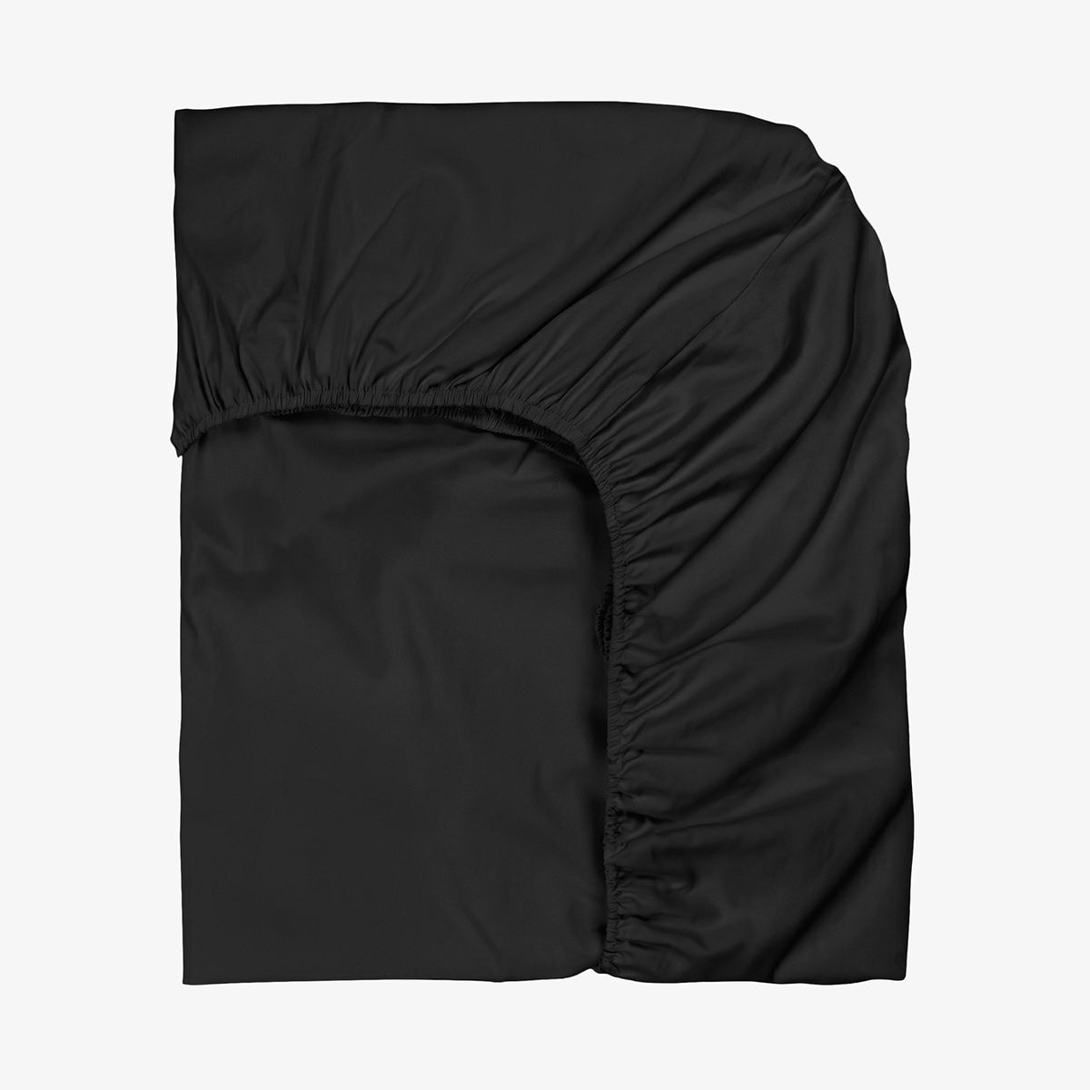 Чаршаф с ластик ЧЕРНО, 100% памук ранфорс,120/200/30