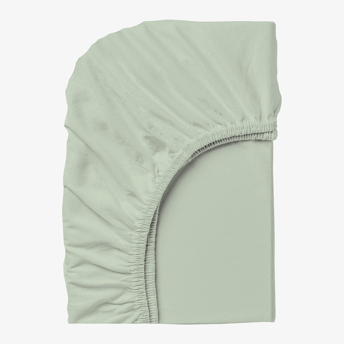 Чаршаф с ластик НЕФРИТ ЗЕЛЕН, 100% памук ранфорс, 200/200/25 см