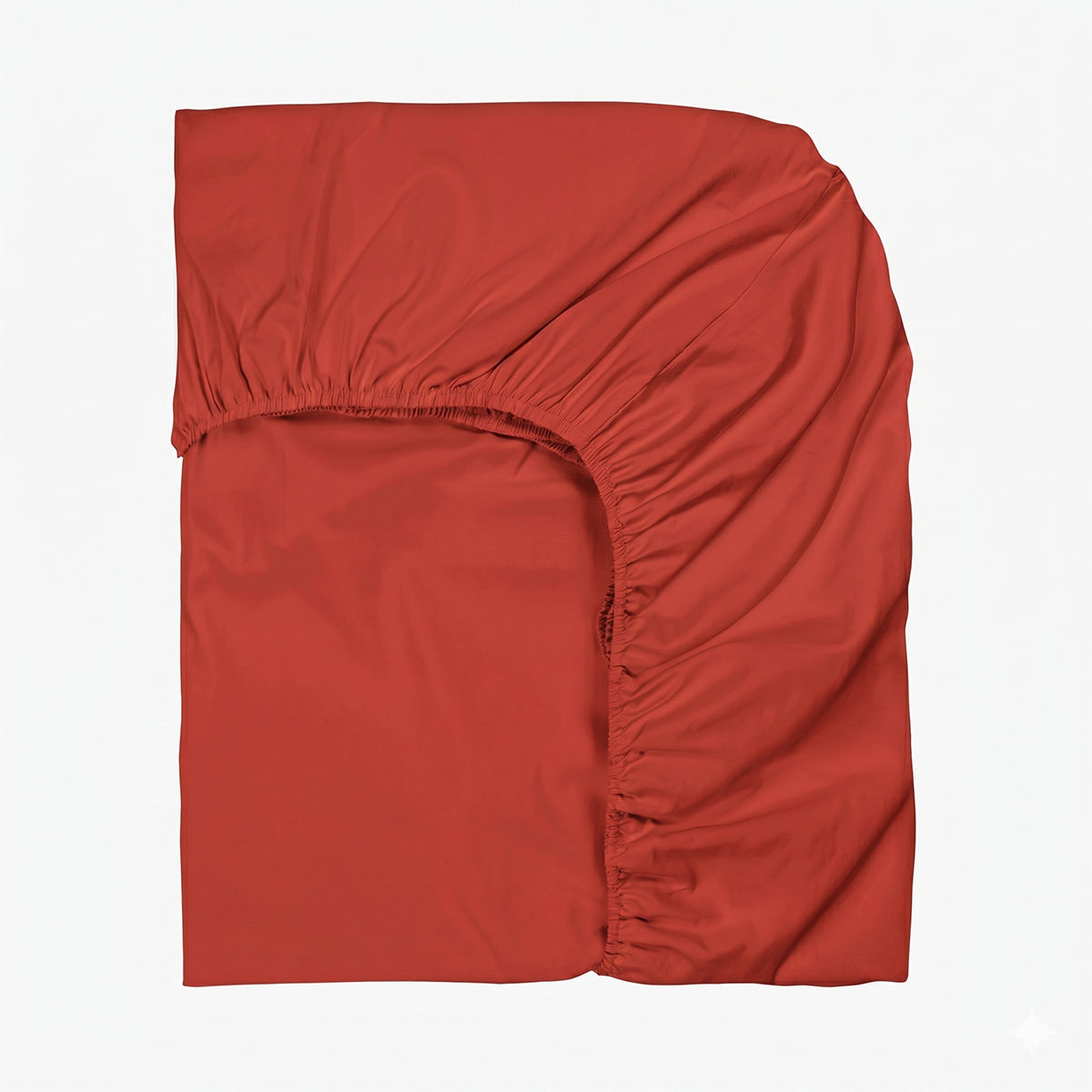 Чаршаф с ластик ЧЕРВЕНО, 100% памук ранфорс,120/200/30