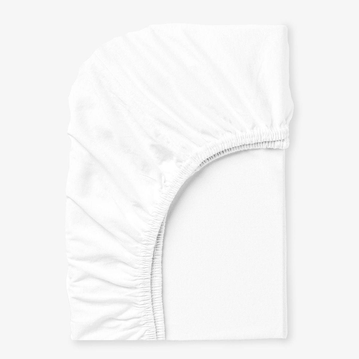 Чаршаф с ластик БЯЛ, 100% Памук ранфорс