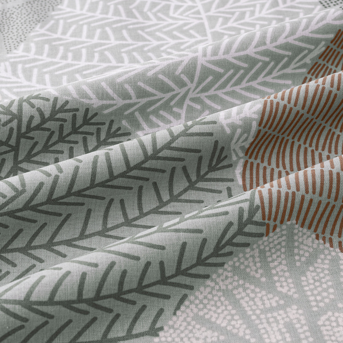 Спално бельо ФОРЕСТ, 100% Памук Ранфорс, 4 части