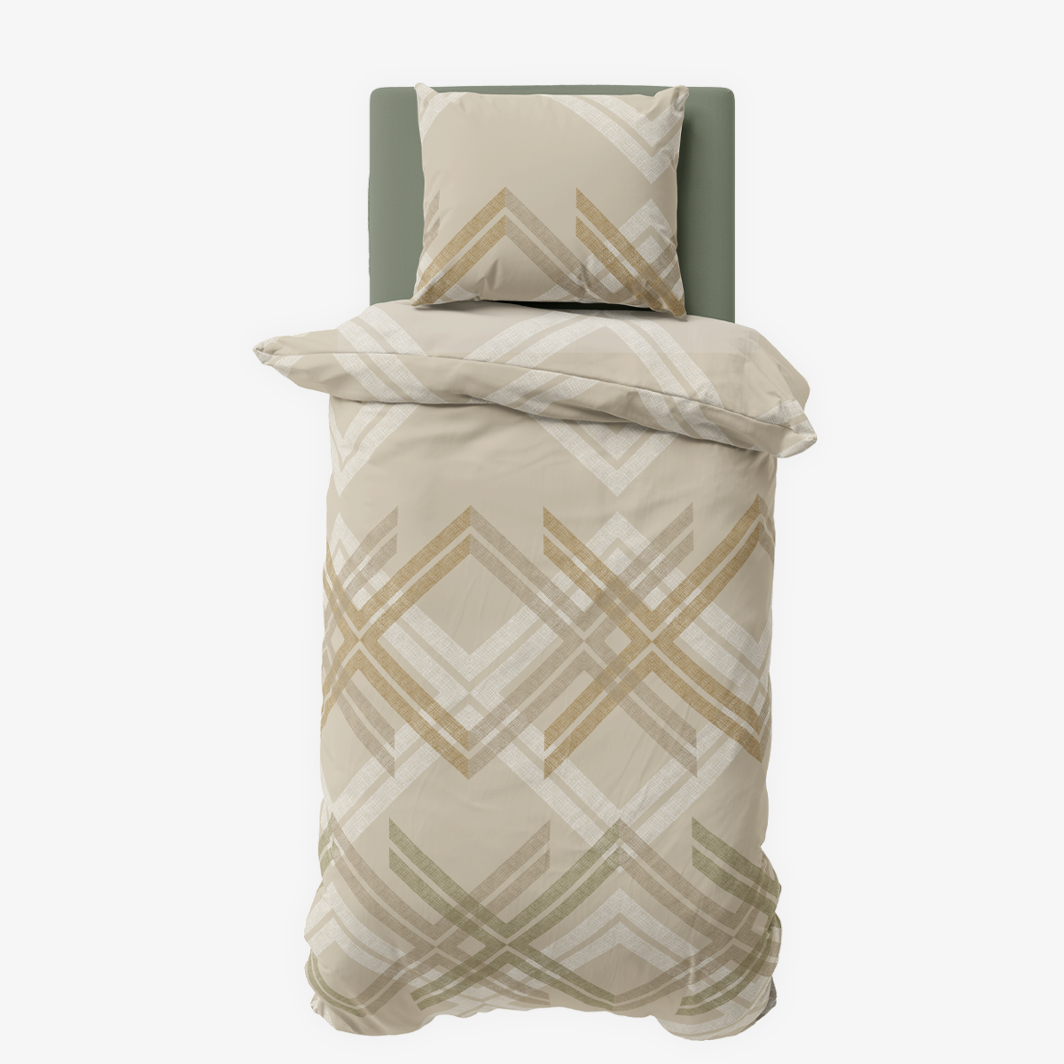 Спално бельо ДЖАСПЪР, 100% Памук Ранфорс, 3 части