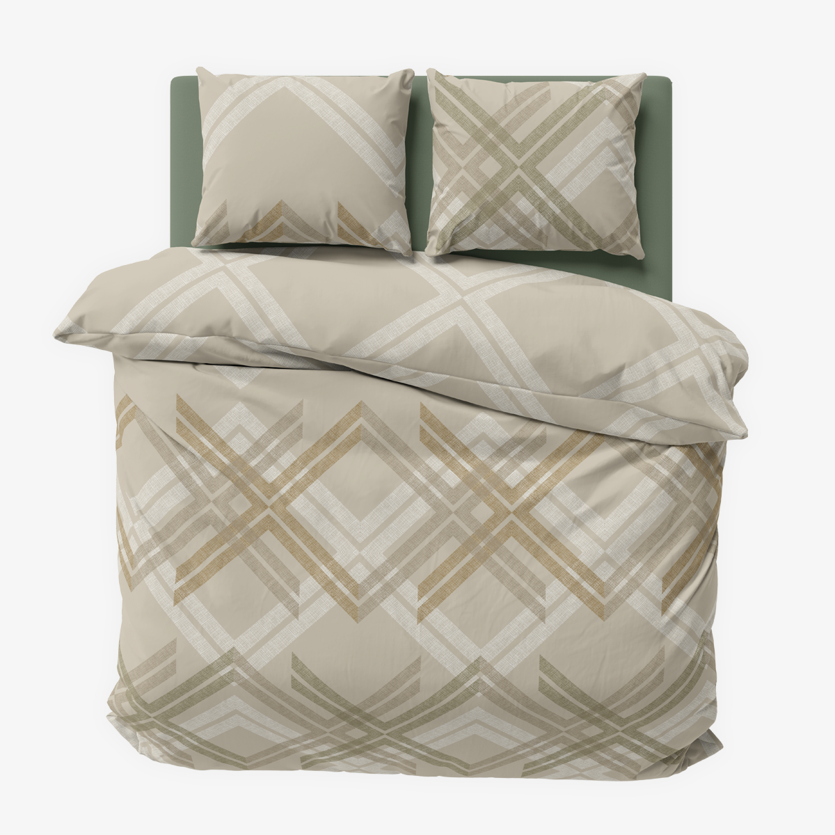 Спално бельо ДЖАСПЪР, 100% Памук Ранфорс, 4 части