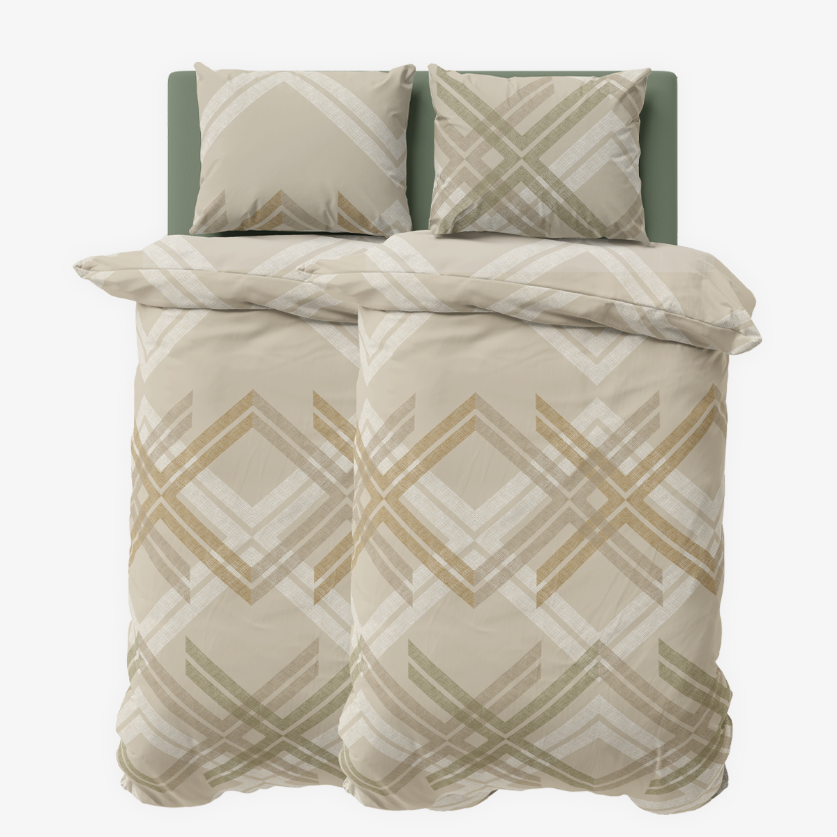 Спално бельо ДЖАСПЪР, 100% Памук Ранфорс, 5 части