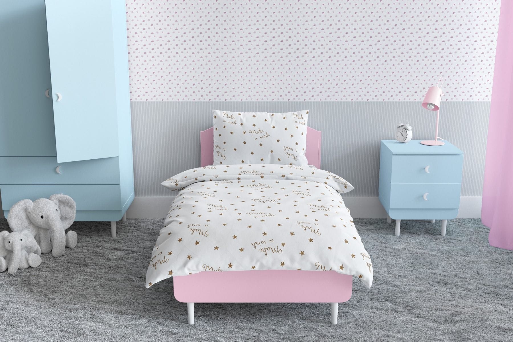 Детско Спално Бельо ЖЕЛАНИЕ 2, 100% Памук Ранфорс, 3 части