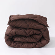 Лятна олекотена завивка за спалня Елинор Мока 200/210 см.