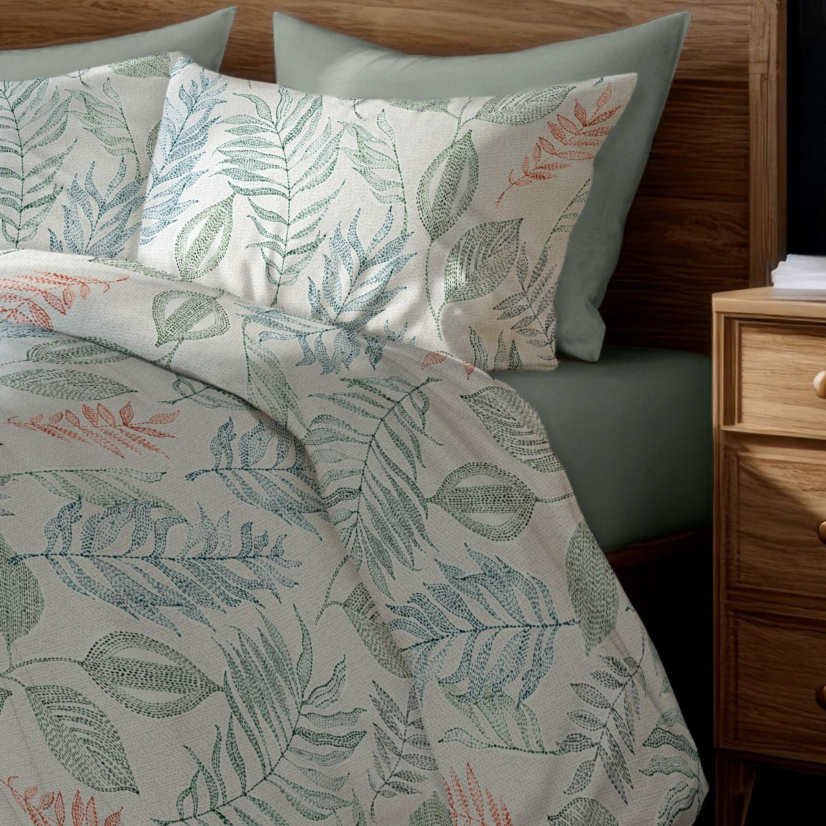 Спално бельо МОЗАИК, 100% Памук Ранфорс, 3 части