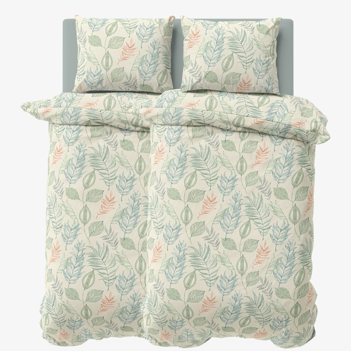 Спално бельо МОЗАИК, 100% Памук Ранфорс, 5 части