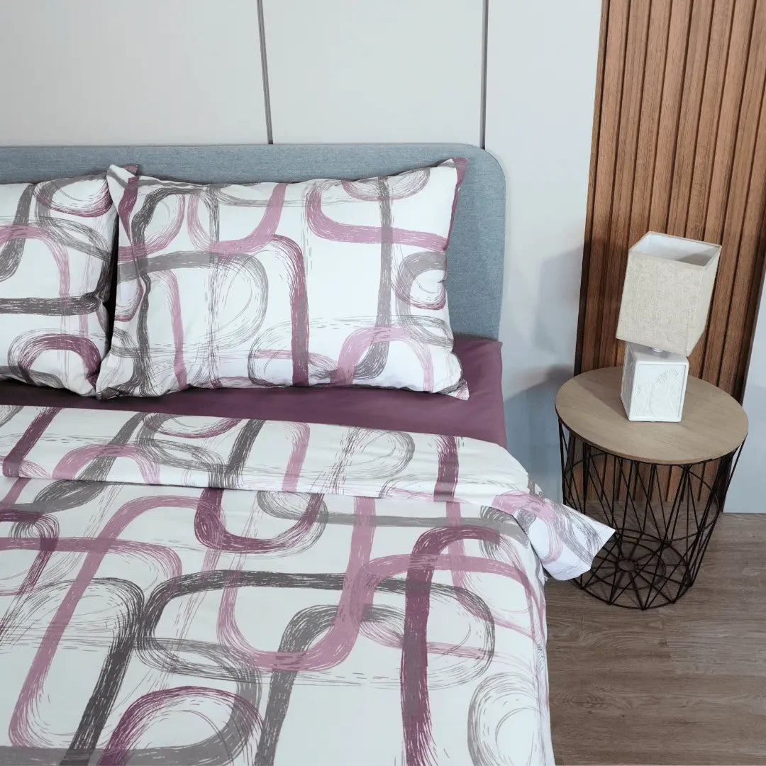 Спален комплект 4 части Нара за спалня от 100% памук Izidream