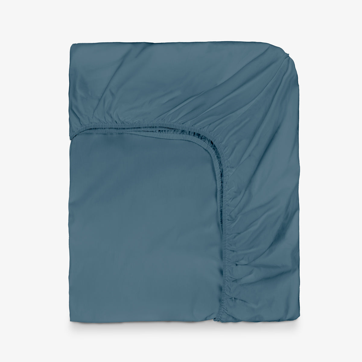 Чаршаф с ластик НЮАНСИ СИН, 100% памук ранфорс, 160/200/30 см