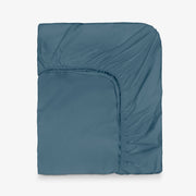 Чаршаф с ластик НЮАНСИ СИН, 100% памук ранфорс, 140/200/30 см