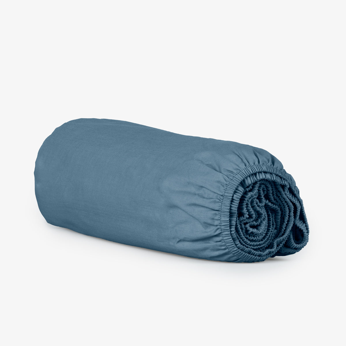 Чаршаф с ластик НЮАНСИ СИН, 100% памук ранфорс, 200/200/30 см