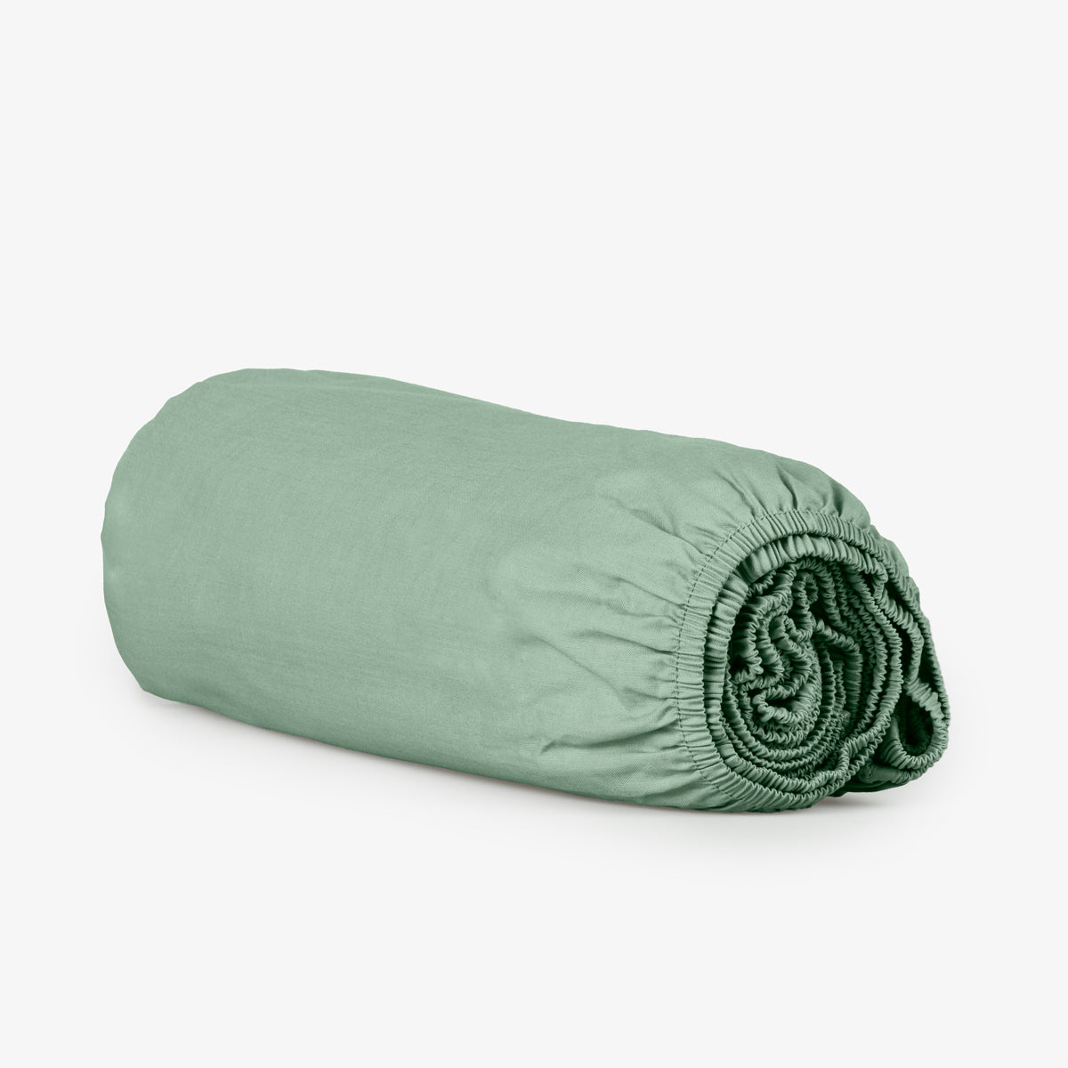 Чаршаф с ластик НЮАНСИ ЗЕЛЕН, 100% памук ранфорс, 200/200/30 см