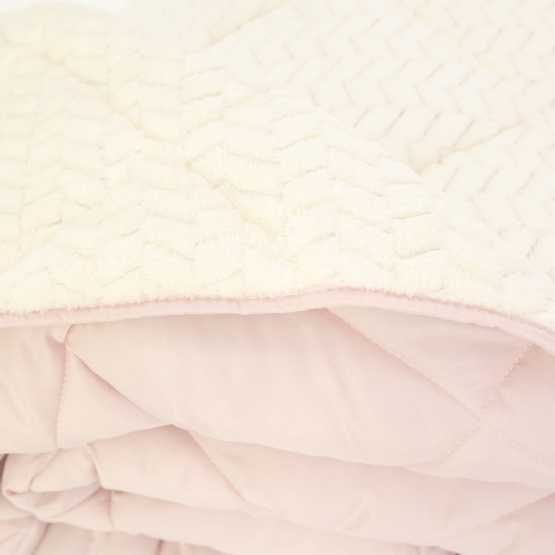 Олекотена завивка шерпа Коузи Бледо розова 150/210см