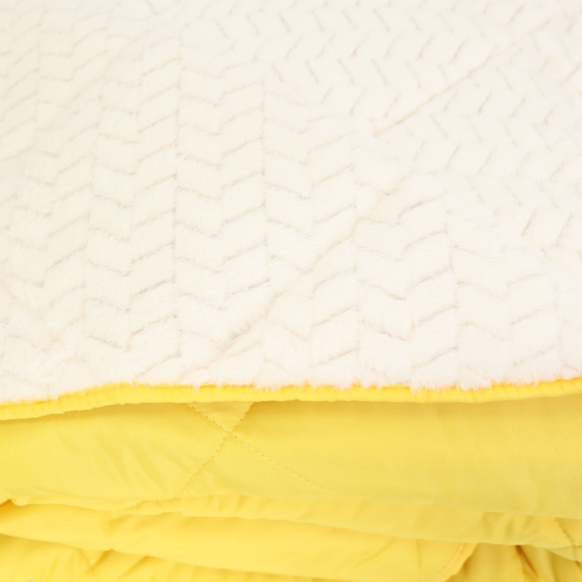 Олекотена завивка шерпа Коузи Жълта 150/210см