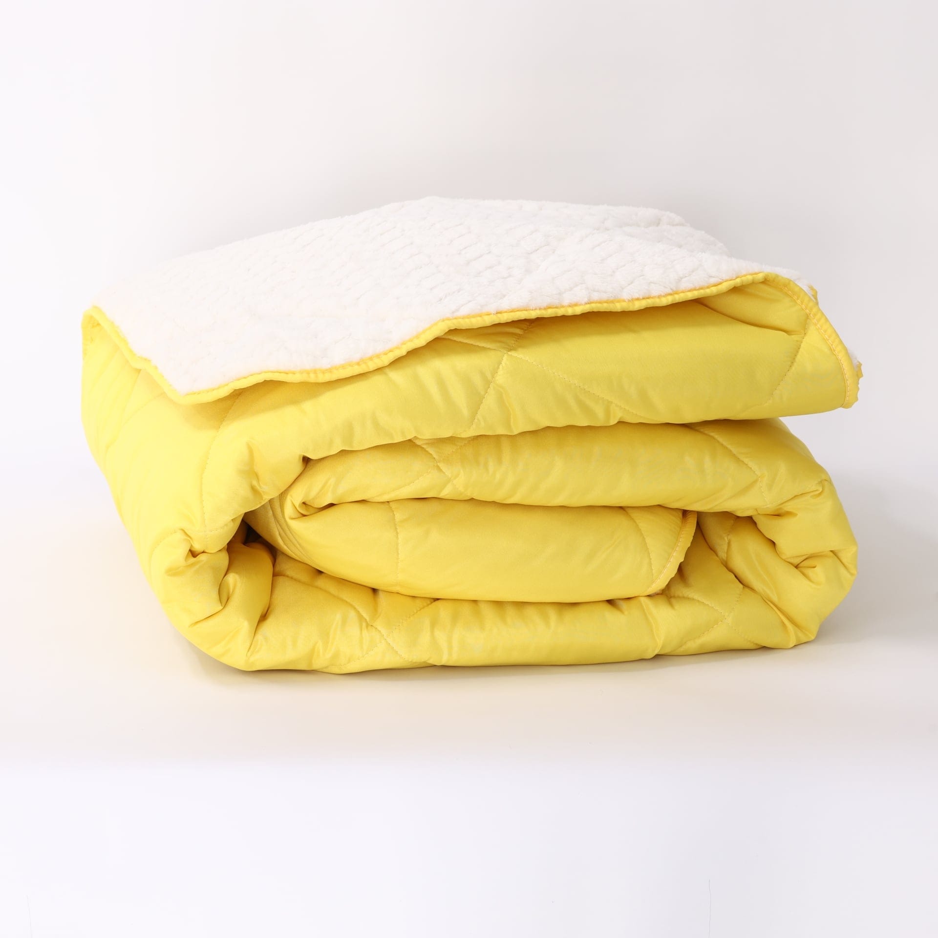 Олекотена завивка шерпа Коузи Жълта 150/210см