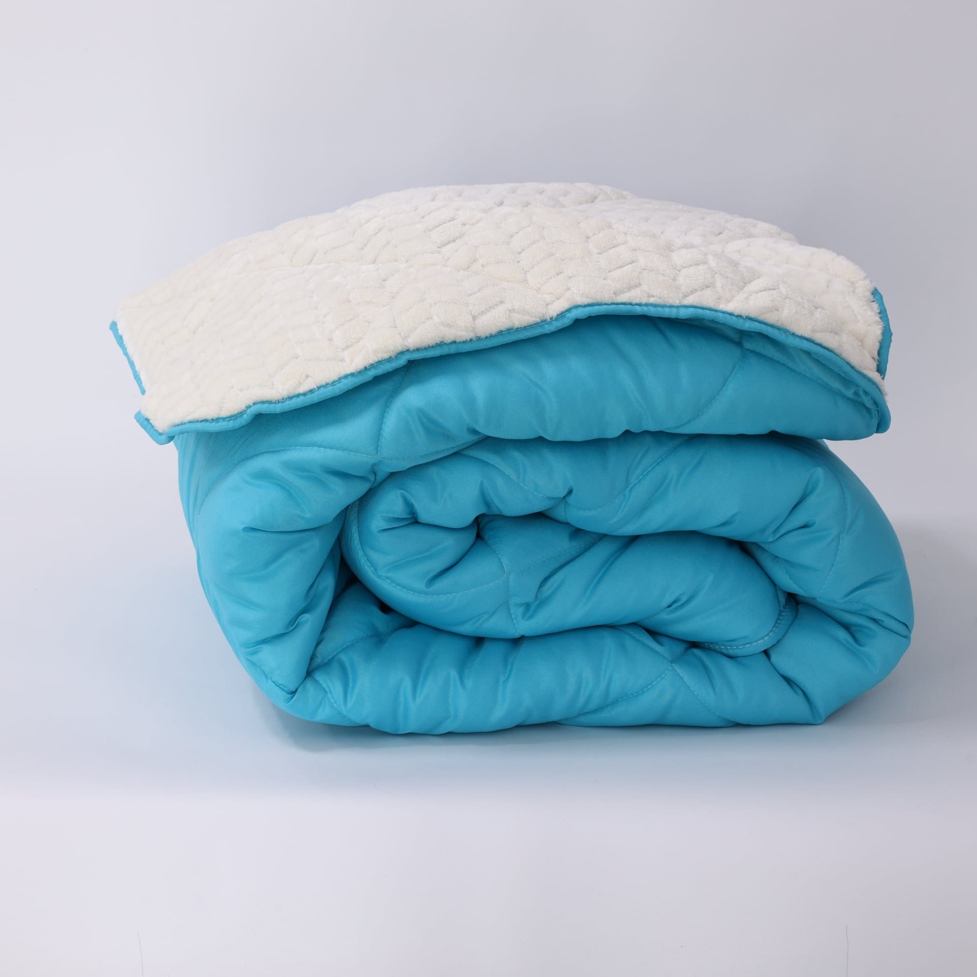 Олекотена завивка шерпа Коузи Тюркоаз 200/210см