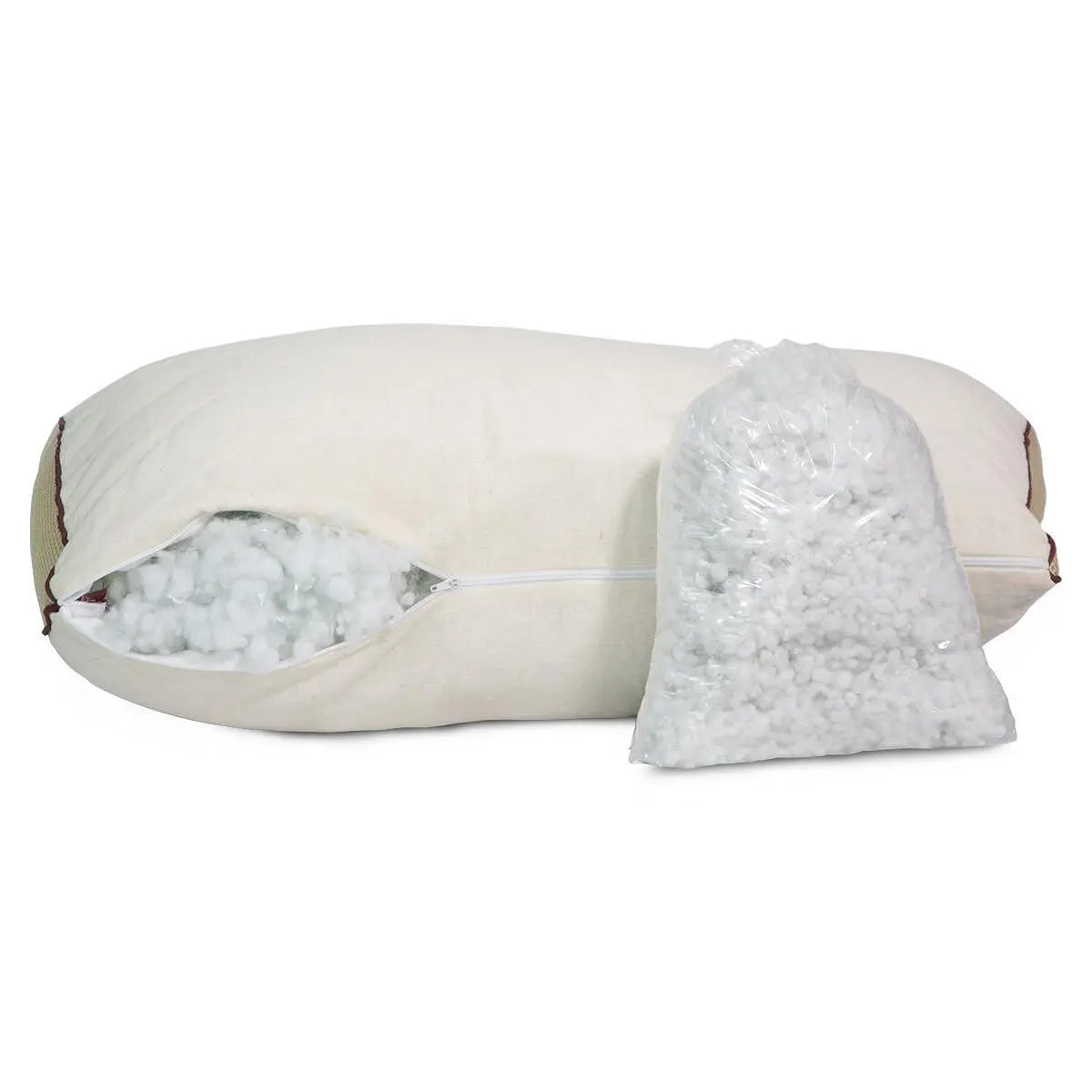 Възглавница Котън 3D с цип и допълнителен пълнеж Izidream