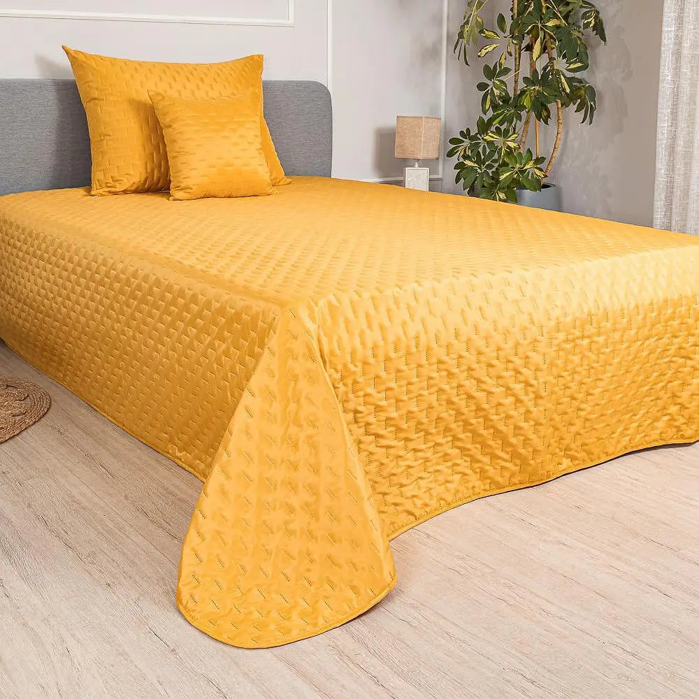 Шалте за спалня, единично легло или диван Казабланка Горчица Izidream